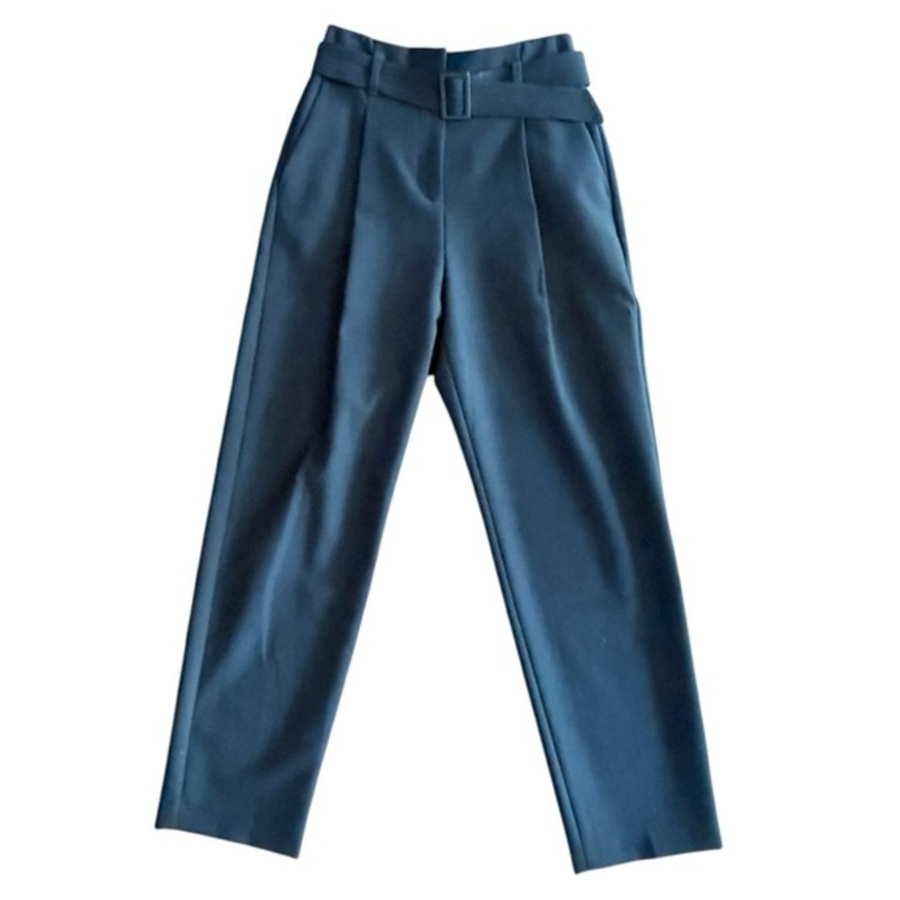 Maje Black Women's Belted Trousers